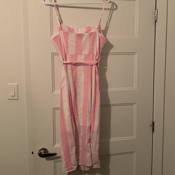 Light pink and white midi dress - Picture 4 of 4